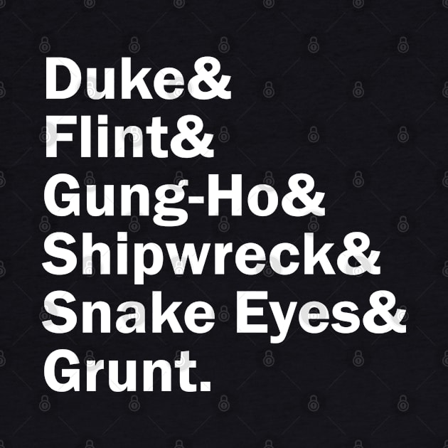 Funny Names x GI Joe by muckychris